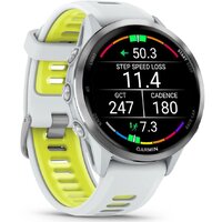 Умные часы Garmin Forerunner 970 47 мм (белый/зеленый) - Превью изображения №4 — Интернет-магазин ПроЗаказ