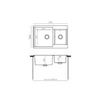 Кухонная мойка Polygran Brig 772 (космос) - Превью изображения №4 — Интернет-магазин ПроЗаказ