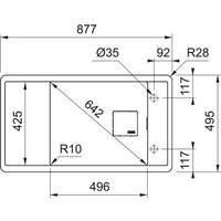 Кухонная мойка Franke Fresno FSG 611-88 114.0740.847 (оникс) - Превью изображения №3 — Интернет-магазин ПроЗаказ