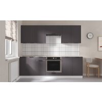 Готовая кухня Mio Tesoro Корнелия Ода-плюс 2.4 без столешницы (графит) - Превью изображения №2 — Интернет-магазин ПроЗаказ