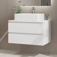  Onika Тумба под умывальник Алеста 80 108065 (белый) - Превью изображения №2 — Интернет-магазин ПроЗаказ