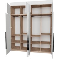 Шкаф распашной Рэйгрупп Рэй S245-В9-1-EB В9-1 (дуб элисон/белый премиум) - Превью изображения №2 — Интернет-магазин ПроЗаказ