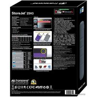 Внешний накопитель Transcend StoreJet 25H3P 2TB (TS2TSJ25H3P) - Превью изображения №5 — Интернет-магазин ПроЗаказ