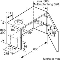 Кухонная вытяжка Bosch Serie 2 DFL063W57 - Превью изображения №9 — Интернет-магазин ПроЗаказ