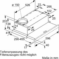 Кухонная вытяжка Bosch Serie 2 DFL063W57 - Превью изображения №11 — Интернет-магазин ПроЗаказ