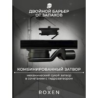 Трап/канал Roxen Slim GunMetal 91060-90GM - Превью изображения №5 — Интернет-магазин ПроЗаказ