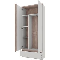 Шкаф распашной Anrex Lima 2D1S (персидский жемчуг/мадура) - Превью изображения №2 — Интернет-магазин ПроЗаказ