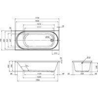 Ванна AM.PM X-Joy 170x75 W94A-170-075W-A - Превью изображения №11 — Интернет-магазин ПроЗаказ