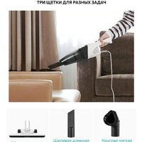 Пылесос Deerma DX118C (международная версия, белый/серый) - Превью изображения №9 — Интернет-магазин ПроЗаказ