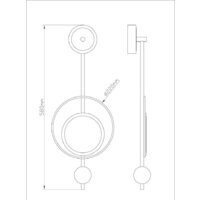 Бра Arte Lamp Polaris A2604AP-7BK - Превью изображения №5 — Интернет-магазин ПроЗаказ