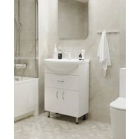 Mixline Тумба под умывальник Мистраль-60 556883 + Уют 60