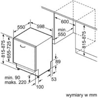Встраиваемая посудомоечная машина Bosch Serie 2 SMV2HTX06E - Превью изображения №3 — Интернет-магазин ПроЗаказ
