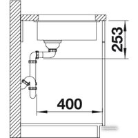 Кухонная мойка Blanco Subline 160-U 525981 (черный) - Превью изображения №3 — Интернет-магазин ПроЗаказ