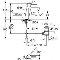 Смеситель Grohe Concetto [23450001] - Превью изображения №2 — Интернет-магазин ПроЗаказ