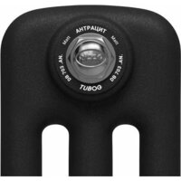 Стальной трубчатый радиатор Rifar Tubog 2180-09-D1 (нижнее подключение, антрацит) - Превью изображения №6 — Интернет-магазин ПроЗаказ