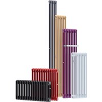 Стальной трубчатый радиатор Rifar Tubog 2180-09-D1 (нижнее подключение, антрацит) - Превью изображения №5 — Интернет-магазин ПроЗаказ