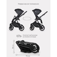 Универсальная коляска Riko Basic Delta Ecco (3 в 1, 15/black) - Превью изображения №14 — Интернет-магазин ПроЗаказ