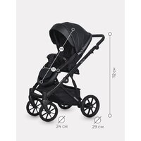 Универсальная коляска Riko Basic Delta Ecco (3 в 1, 15/black) - Превью изображения №10 — Интернет-магазин ПроЗаказ