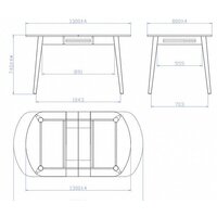 Кухонный стол Мебель-класс Эней (серый) - Превью изображения №4 — Интернет-магазин ПроЗаказ