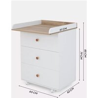 Детский комод Rant Elsa 122 (cloud white) - Превью изображения №2 — Интернет-магазин ПроЗаказ