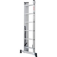Лестница-стремянка Новая высота NV 123 алюминиевая трёхсекционная 3x6 ступеней - Превью изображения №3 — Интернет-магазин ПроЗаказ