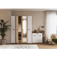 Тумба Стендмебель Санса КМ-01 1000 (белый/дуб сонома) - Превью изображения №5 — Интернет-магазин ПроЗаказ