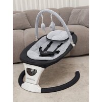 Шезлонг Amarobaby Teddy Swing AB24-22TED/09 (черный) - Превью изображения №5 — Интернет-магазин ПроЗаказ