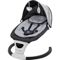 Шезлонг Amarobaby Teddy Swing AB24-22TED/09 (черный) - Превью изображения №1 — Интернет-магазин ПроЗаказ