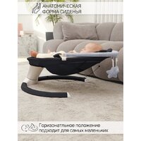 Шезлонг Amarobaby Teddy Swing AB24-22TED/09 (черный) - Превью изображения №17 — Интернет-магазин ПроЗаказ