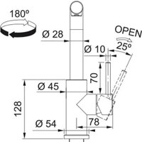 Смеситель Franke Smart Glenda 115.0706.985 - Превью изображения №9 — Интернет-магазин ПроЗаказ