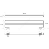 Держатель для полотенца Bemeta 139104052 (хром) - Превью изображения №2 — Интернет-магазин ПроЗаказ