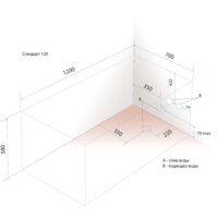 Ванна Triton Стандарт 120x70 (с ножками) - Превью изображения №10 — Интернет-магазин ПроЗаказ