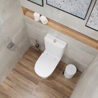Унитаз напольный Lauter W246 2110246 + гигиенический душ Rainix 21LT7711CH (горизонтальный выпуск) - Превью изображения №18 — Интернет-магазин ПроЗаказ