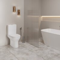Унитаз напольный Lauter W246 2110246 + гигиенический душ Rainix 21LT7711CH (горизонтальный выпуск) - Превью изображения №15 — Интернет-магазин ПроЗаказ