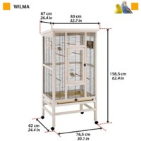 Клетка Ferplast Wilma 56160614 - Превью изображения №8 — Интернет-магазин ПроЗаказ