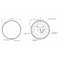  Cersanit Зеркало Eclipse Smart 80x80 64147 - Превью изображения №6 — Интернет-магазин ПроЗаказ