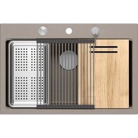 Кухонная мойка Quadron HQM7650U4_BS - Превью изображения №4 — Интернет-магазин ПроЗаказ
