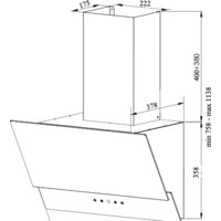 Кухонная вытяжка Grand Gloucester 60 (черный) - Превью изображения №2 — Интернет-магазин ПроЗаказ