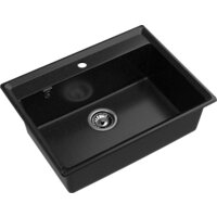 Кухонная мойка GranFest GF-LV-660 (черный) - Превью изображения №2 — Интернет-магазин ПроЗаказ