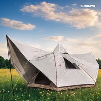 Кемпинговая палатка Sundays ZC-TT106 (коричневый/желтый) - Превью изображения №5 — Интернет-магазин ПроЗаказ