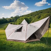 Кемпинговая палатка Sundays ZC-TT106 (коричневый/желтый) - Превью изображения №7 — Интернет-магазин ПроЗаказ