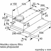 Кухонная вытяжка Bosch Serie 2 DFM064W55 - Превью изображения №10 — Интернет-магазин ПроЗаказ