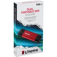 Внешний накопитель Kingston Dual Portable SSD SPSD/512GB - Превью изображения №4 — Интернет-магазин ПроЗаказ