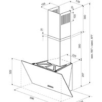 Кухонная вытяжка Krona Polly 600 PB (черный) - Превью изображения №12 — Интернет-магазин ПроЗаказ