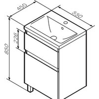  AM.PM Тумба под умывальник X-Joy M85AFSX0552WG - Превью изображения №5 — Интернет-магазин ПроЗаказ