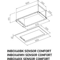 Кухонная вытяжка Meferi INBOX60BK Sensor Comfort - Превью изображения №15 — Интернет-магазин ПроЗаказ