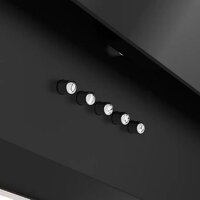Кухонная вытяжка Elikor Коралл 50П-430-К3Д 266399 (черный/черное стекло) - Превью изображения №8 — Интернет-магазин ПроЗаказ