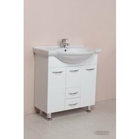  Onika Тумба под умывальник Моника 75.10 (белый) [107501] - Превью изображения №2 — Интернет-магазин ПроЗаказ