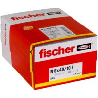 Дюбель-гвоздь Fischer N 6 x 40/10 F 513843 (200 шт) - Превью изображения №2 — Интернет-магазин ПроЗаказ