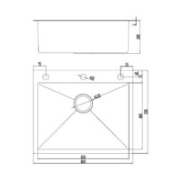 Кухонная мойка Futur FK 6050 Eco Embossing Pop-up Board plus (Satin) - Превью изображения №5 — Интернет-магазин ПроЗаказ